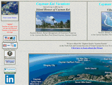 Tablet Screenshot of caymankaivacationrentals.com